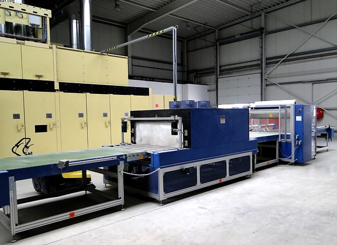 BVM Model BM 16030L Packaging line consisting of: